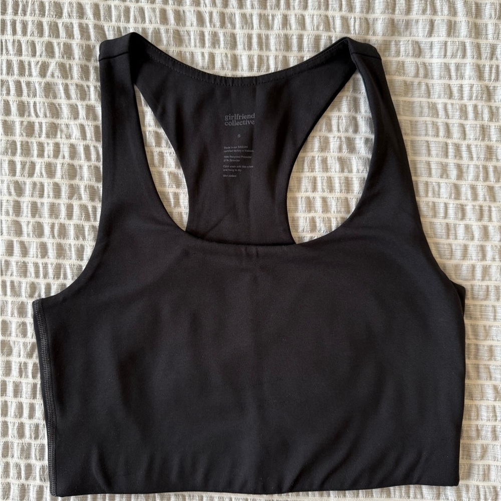 Girlfriend Collective Midnight Black Sports Bra